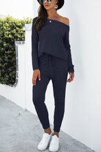 Load image into Gallery viewer, Womens Pants Set-Long Sleeve T-Shirt and Pants Set
