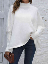 Load image into Gallery viewer, Womens Sweater-Simple Loose Hem Plain Sweater
