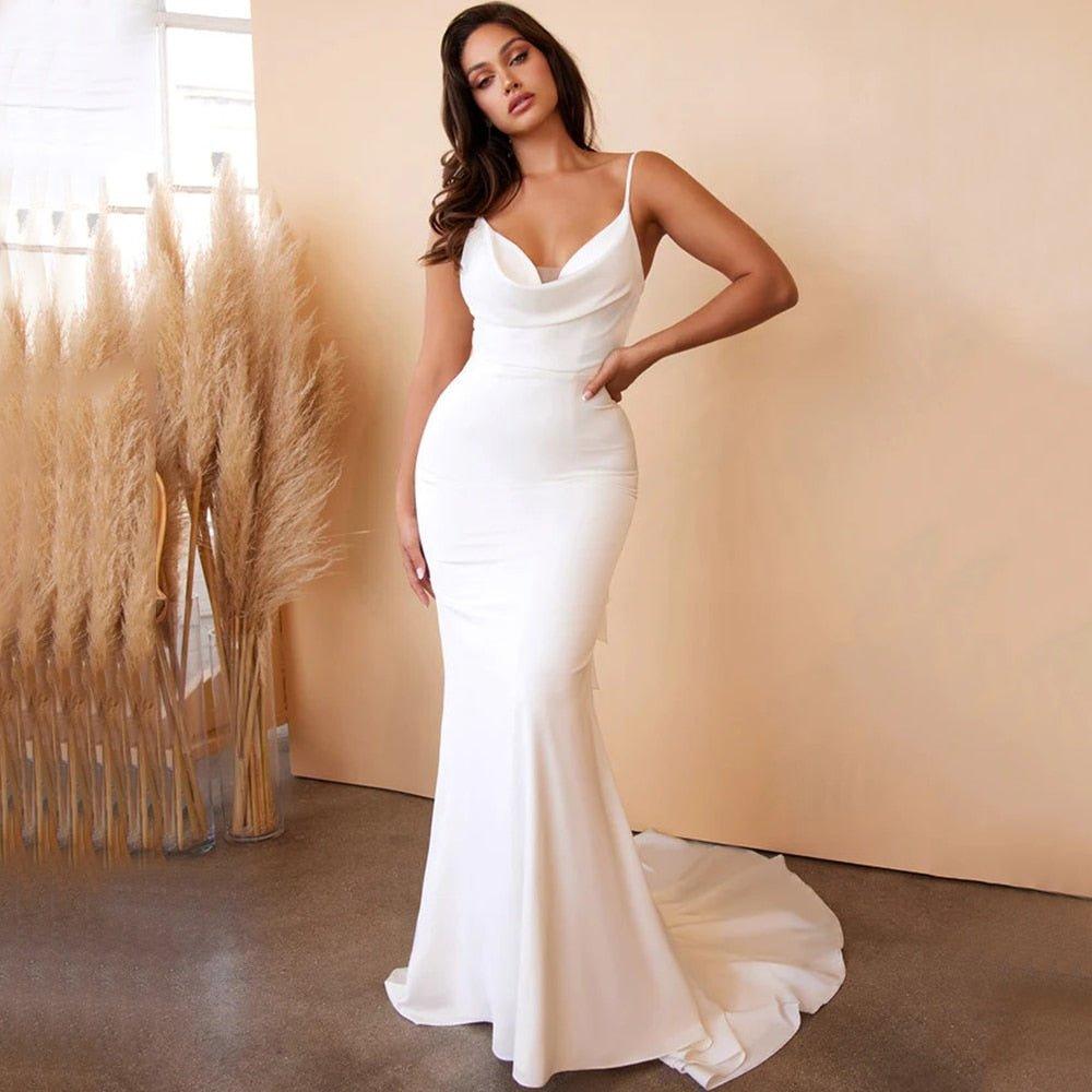 Mermaid Wedding Dress-Simple Bridal Gown | Wedding & Bridal Party Dresses