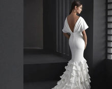 Load image into Gallery viewer, Mermaid Wedding Dress | Tiered Ruffle Bridal Gown | Wedding Dresses
