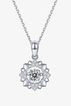 Load image into Gallery viewer, Moissanite Necklace-Moissanite Flower Shape Pendant Necklace | moissanite necklace
