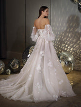 Load image into Gallery viewer, Beach Wedding Dress-Off Shoulder Bridal Gown | Wedding Dresses
