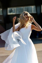 Load image into Gallery viewer, Princess Wedding Dress-One Shoulder A Line Beach Wedding Dress | Wedding Dresses
