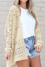Load image into Gallery viewer, Womens Sweater-Openwork Long Sleeve Cardigan | sweater
