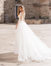 Load image into Gallery viewer, Lace Beach Wedding Dress-Detachable Train | Wedding Dresses
