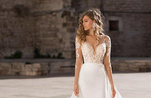 Load image into Gallery viewer, Lace Beach Wedding Dress-Detachable Train | Wedding Dresses
