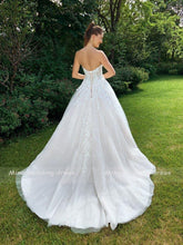 Load image into Gallery viewer, Lace Wedding Dress-Boho Beach Wedding Dress | Wedding Dresses
