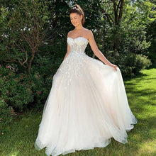 Load image into Gallery viewer, Lace Wedding Dress-Boho Beach Wedding Dress | Wedding Dresses
