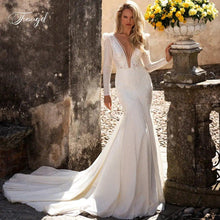 Load image into Gallery viewer, Mermaid Wedding Dress-Sexy Lace Wedding Dress | 0
