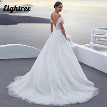 Load image into Gallery viewer, Sexy Wedding Dress-Off-Shoulder Bridal Gown Lace Appliques | Wedding Dresses
