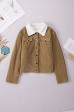 Load image into Gallery viewer, Womens Jacket-Snap Down Casual Collared Jacket
