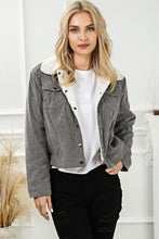 Load image into Gallery viewer, Womens Jacket-Snap Down Casual Collared Jacket
