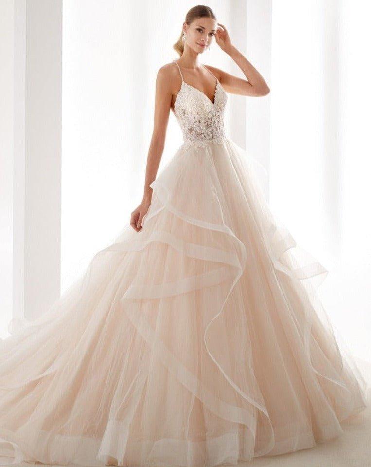 Backless Beach Wedding Dress-Sweetheart A-Line Princess Bridal Gown | Wedding Dresses