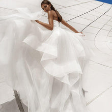 Load image into Gallery viewer, Sweetheart Lace Wedding Dress- Corset Bridal Gown with Ruffles | Wedding Dresses
