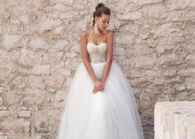 Load image into Gallery viewer, Lace Wedding Dress-Sweetheart Backless Beach Wedding Dress | Wedding Dresses
