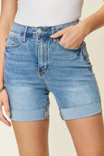 Load image into Gallery viewer, Blue Jean Shorts-Judy Blue Full Size Tummy Control High Waist Denim Shorts | Jean Shorts
