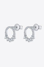 Load image into Gallery viewer, Moissanite Earrings-Moissanite Platinum-Plated Earrings | moissanite earrings

